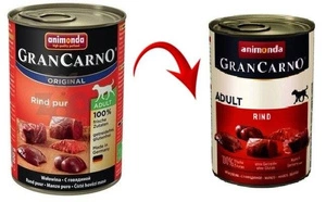 ANIMONDA GranCarno täiskasvanud koera maitse: veiseliha 400g