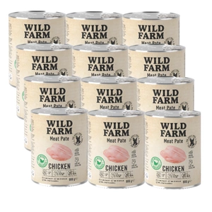 WILD FARM Pate Chicken 800g gluteenivaba koeratoit