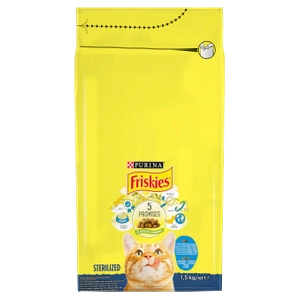 PURINA Friskies steriliseeritud kassitoit lõhe ja tuunikala segu köögiviljadega 1,5kg
