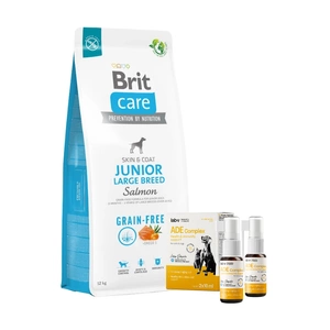 BRIT CARE TERAVILJAVABA JUUNIOR SUUR LÕHE JA KARTUL - 12KG