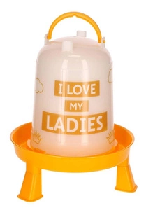 Naminių paukščių girdykla su užsukamu dangteliu, 3 l, su rankena