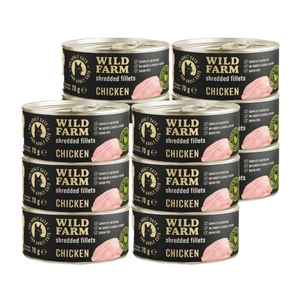 WILD FARM Fileed Chicken 70g - teraviljavaba märja kassitoit, filee puljongis