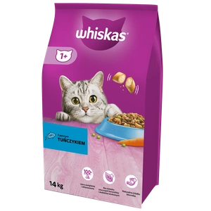 WHISKAS Adult 14kg - kuivtoit kassidele tuunikala ja köögiviljadega