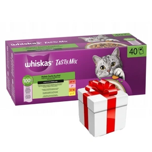 WHISKAS TASTY MIX märja kassitoidu Chef's choice kastmes 40 x 85 g