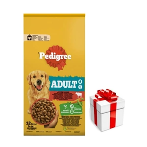 PEDIGREE® Adult 12 kg veiselihaga - kuiv täistoit täiskasvanud suurtele ja keskmise suurusega koertele