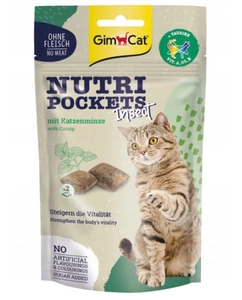 GIMCAT NUTRI POCKETS Kassimarja ja putukate maiuspala 60g