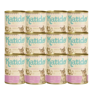Katido Wet Cat Food Turkey with Duck 400g