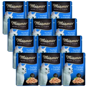 Miamor Feine Filets - märja kassitoidu tuunikala krabimarmelaadis 6x100g