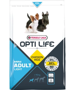 VERSELE-LAGA Opti Life Adult Light Mini 7,5kg - kanaga - väikestele tõugudele