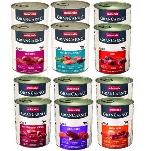 ANIMONDA GranCarno täiskasvanud koera maitse: Lõhe + Spinat 800g