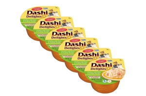 Inaba DASHI kasside lisatoit - kana ja tuunikala maitsestatud puljong 6x70 g