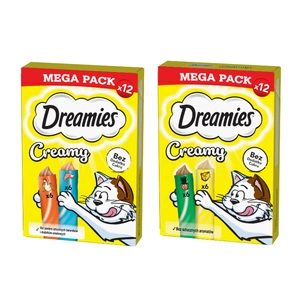 DREAMIES Kreemjas kana ja lõhega 12x10g