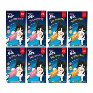 Felix Deli Moments Kreemjas kassisnäkid lõhega 4x10g