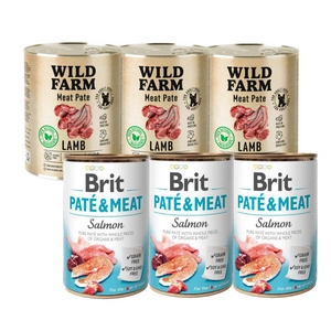 BRIT PATE & MEAT SALMON 800g