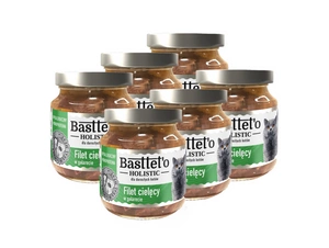 Basttet'o Holistiline vasikalafilee galetis kassidele 130g
