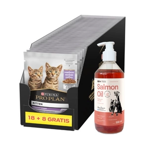 PRO PLAN Nutrisavour Kitten Food delikaatsed tükid kalkuniga kastmes 26x85g (18+8 TASUTA)