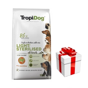 TROPIDOG Premium light/steriliseeritud 12kg