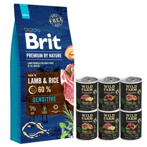 BRIT Premium By Nature Sensitive Lamb 15kg