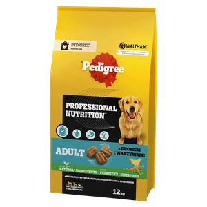 PEDIGREE® Junior Professional Nutrition 12 kg linnuliha ja köögiviljadega - kuiv täistoit suurtele ja keskmise suurusega tõugu kutsikatele