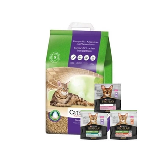 JRS Cats Best Nature Gold - allapanu pikakarvalistele kassidele 10l / 5kg