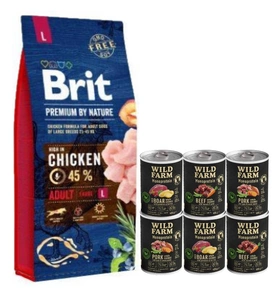 BRIT Premium By Nature Adult L 15kg