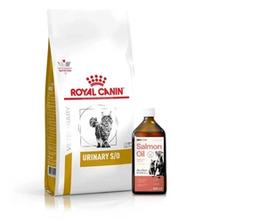 ROYAL CANIN Urinary S/O LP34 7kg + Lab-V 100% lõheõli igas vanuses koertele ja kassidele 500ml külmpressitud