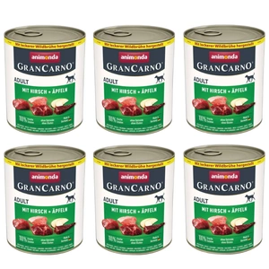 ANIMONDA GranCarno täiskasvanud koera maitse: Hirv + õun 800g