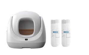 Cat Link - Catlink BayMax Lite nutikas isepuhastuv kasside pesakast + CAT LINK-jäätmekotid Catlink Baymax pesakastile 2 tk.