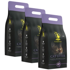Cat Royale Lavender bentoniitpuru 30l (3x10l)