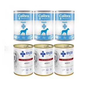 Calibra Veterinary Diets koerte hepaatilised dieedid 6x400g