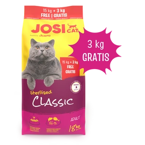 JOSERA JosiCat Classic steriliseeritud 15+3kg