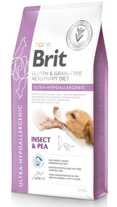 BRIT GF Veterinary Diets Koerale Ultra-Hüpoallergeensed Insect 12kg