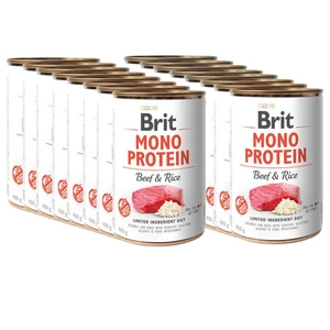 BRIT MONO PROTEIN BEEF & BROWN RICE 400g