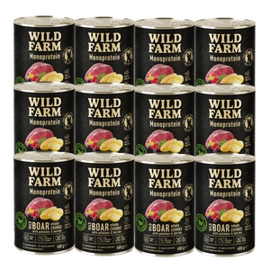 Wild Farm Monoprotein Wild Boar 400g hüpoallergeenne koeratoit