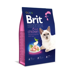 BRIT Premium By Nature täiskasvanud kasside kana 1,5kg