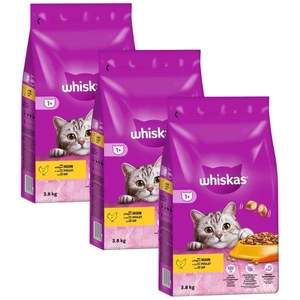WHISKAS Adult 3,8 kg - kuivtoit täiskasvanud kassidele, maitsva kanaga