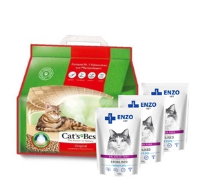 JRS Cats Best Eko Plus - puupüünis 20l / 8.6kg