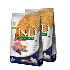 Farmina N&D Ancestral Grain canine LAMB & BLUEBERRY ADULT MINI 7kg