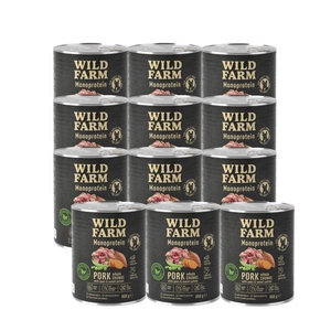 WILD FARM Monoprotein Pork 800g hüpoallergeenne koeratoit