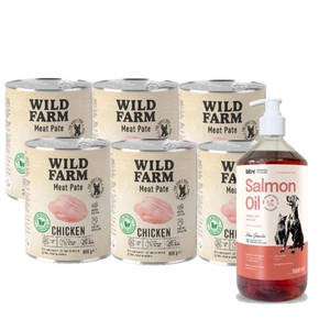 WILD FARM Pate Chicken 800g gluteenivaba koeratoit