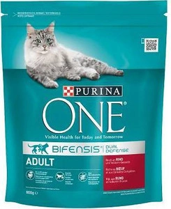 Purina One Cat Adult Toit veiselihaga kassidele 800g