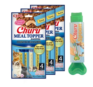 INABA Cat Meal Topper Tuunikala Kammkarbonaadiga Retsept 4x14 (56g)