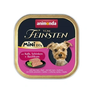 ANIMONDA Vom Feinsten mini adult  vasikaliha/sink/basiilik 100 g