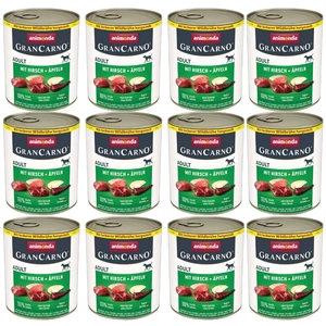 ANIMONDA GranCarno täiskasvanud koera maitse: Hirv + õun 800g