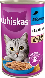 WHISKAS Adult purk 400g - märgtoit kassidele tuunikalaga želees