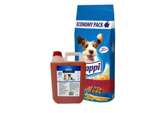 CHAPPI 13,5 kg - kuivtoit koertele veise-, linnuliha- ja köögiviljadega + LAB V lõheõli koertele ja kassidele 5000ml