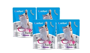 Silikoonist kassipesu Sand lavendel 3,8 l