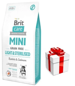 BRIT CARE Mini Grain-Free Light&Steriliseeritud 7kg + koeratoit BRIT CARE Mini Grain-Free Light&Sterilise 7kg + koeratoit