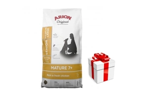 ARION Original Mature 7+ Senior Medium & Large Chicken koerte kuivtoit 12 kg