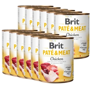 BRIT PATE & MEAT CHICKEN 800g